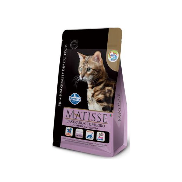 RACAO GATO MATISSE 7,5KG CORDEIRO CAST