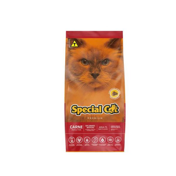 RACAO GATO SPECIAL CAT 20KG *CARNE*