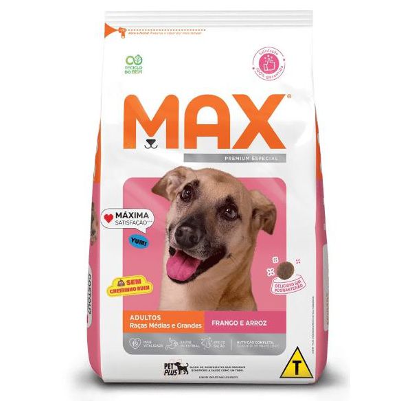 RACAO CAO MAX 20KG AD FRANGO