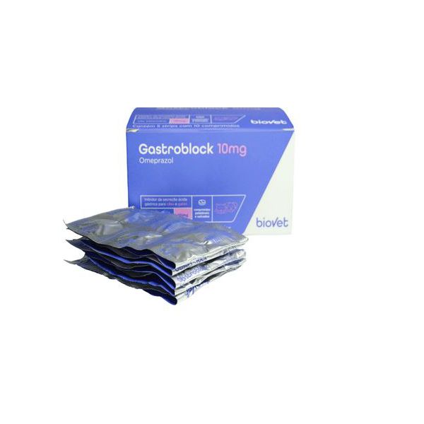 GASTROBLOCK 10MG 10CP (OMEPRAZOL) BIOVET (CARTELA)