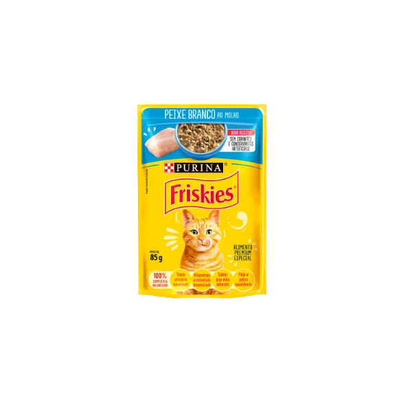 CARNE GATO FRISKIES PEIXE 85 G 