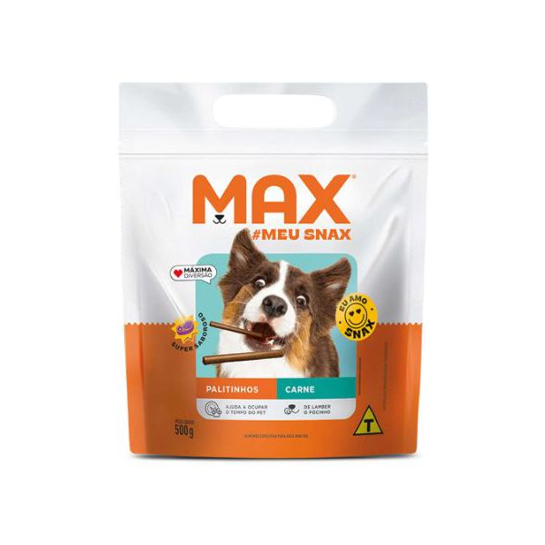 BIFINHO CAO MAX SNACK PALITINHO CARNE 500G