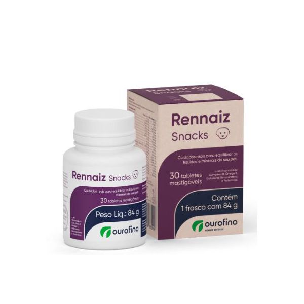 RENNAIZ SNACKS 30 TABLETES