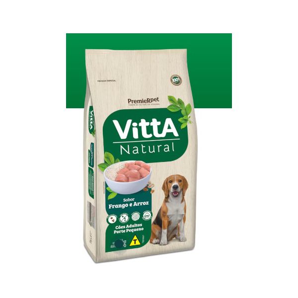 RACAO CAO VITTA NATURAL 3 KG AD FRANGO RAÇA PEQ