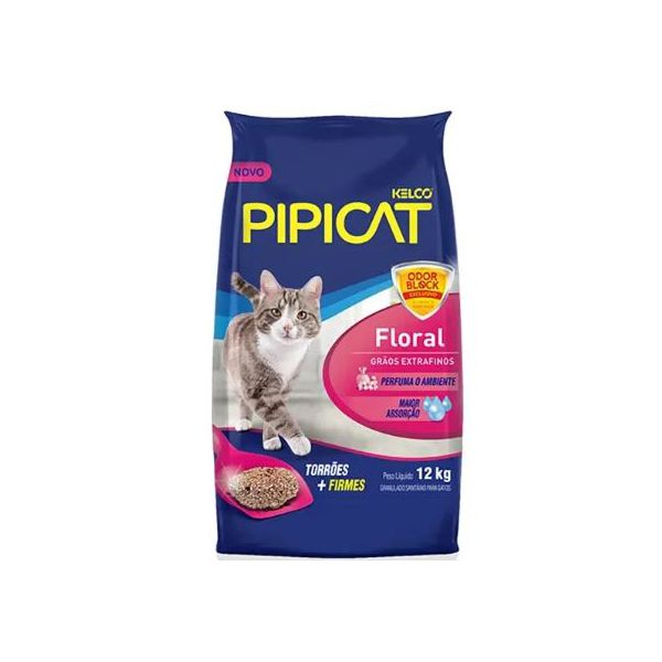 GRANULADO GATO PIPICAT 12KG FLORAL