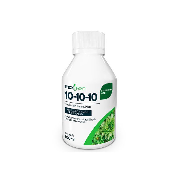 ADUBO LIQUIDO 10-10-10 MAXGREEN 100ML FORTH JARDIM