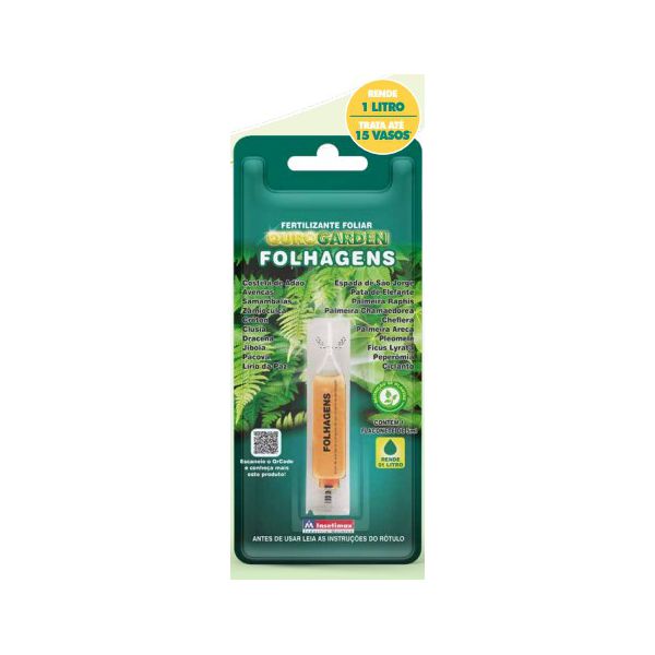 FERTILIZANTE FOLHAGENS 5ML MONO INSETIMAX
