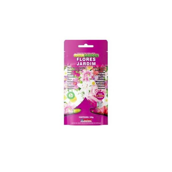 FERTILIZANTE FLORES E JARDIM 100GR ZIP LOCK INSETIMAX