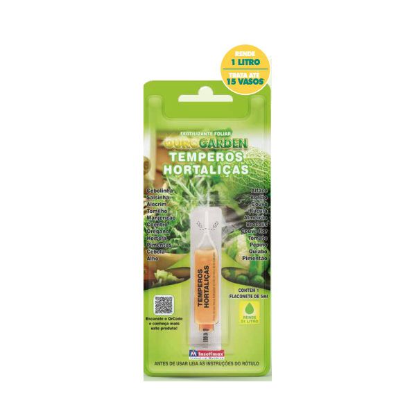 FERTILIZANTE TEMPEROS E HORTALICAS 5ML MONO INSETIMAX