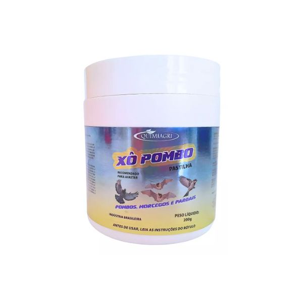 REPELENTE XO POMBO/MORC/PARD 200G PASTILHAS