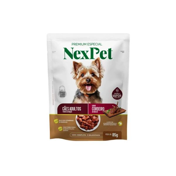 CARNE CAO NEXPET SACHE 85G AD CORDEIRO