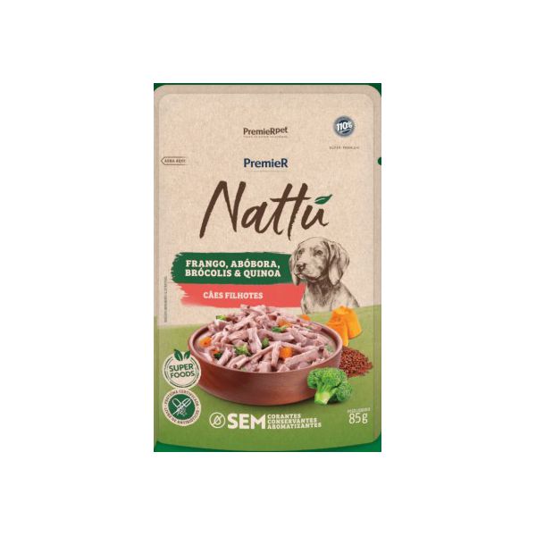 CARNE CAO PREMIER 85G AD FGO/AB NATTU