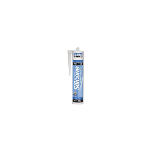 SILICONE ACETICO 280G TEKBOND TRANSPARENTE