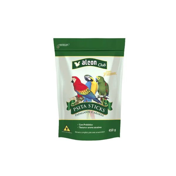 ALIM.PASSARO ALCON PSITA STICKS 450 G