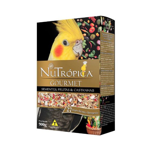 ALIM.PASSARO NUTROPICA CALOPSITA 900G GOURMET
