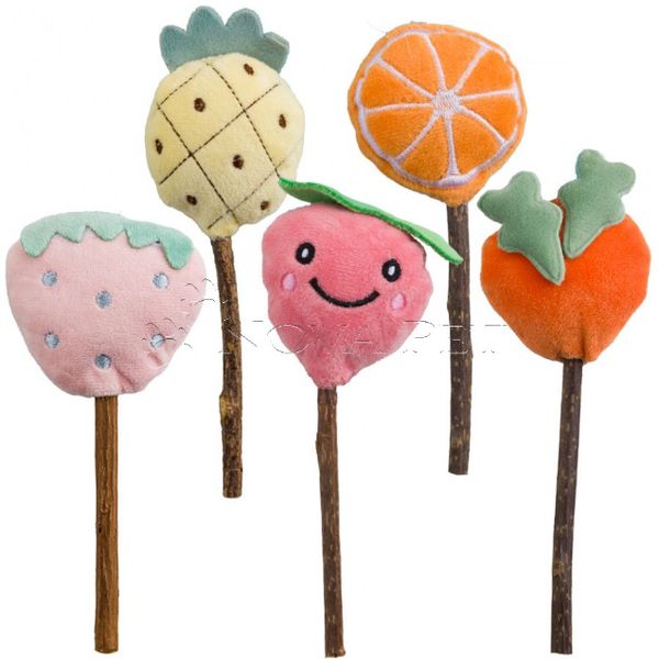BRINQ GATO PELUCIA FRUTAS NOVA PET