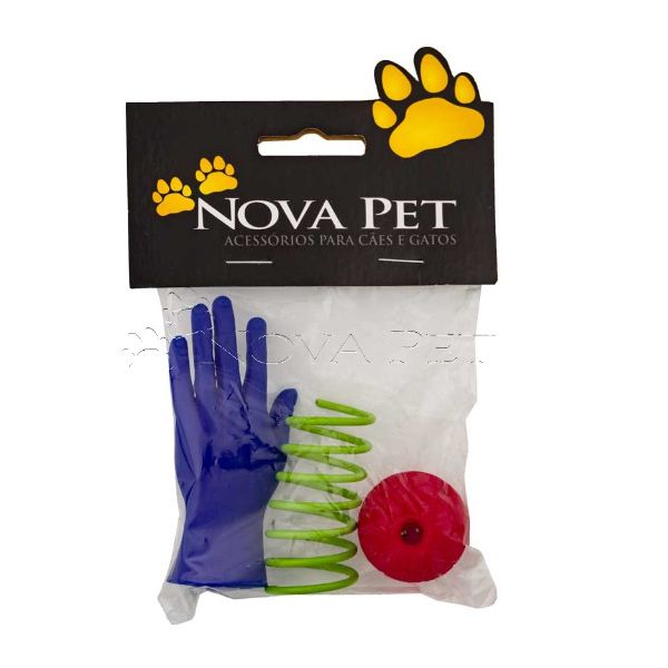 BRINQ GATO KIT DIVERSAO C/3 NOVA PET