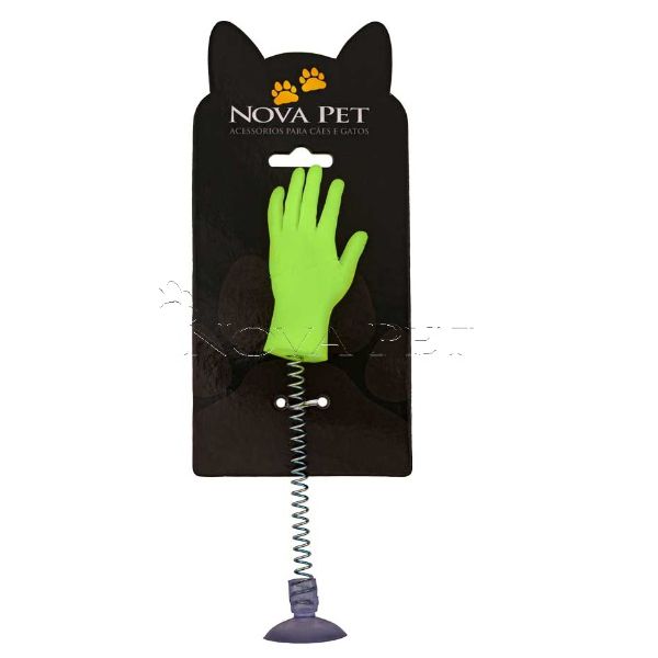 BRINQ GATO MAO BOBA VAI E VEM NOVA PET