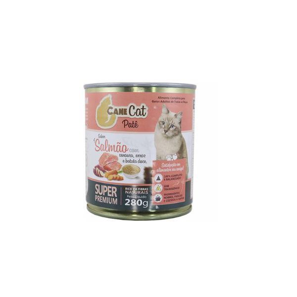 CARNE GATO CANE CAT SALMAO 280G SUPER PREMIUM