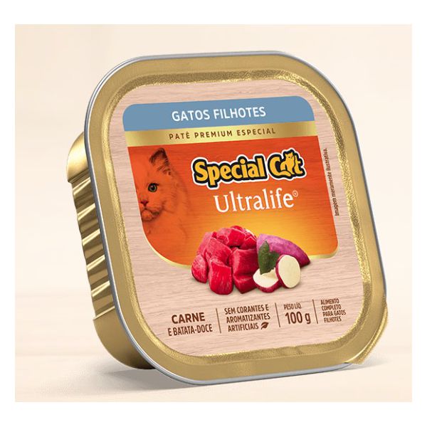 CARNE GATO SPECIAL CAT FILHOTE PATE CARNE 100G