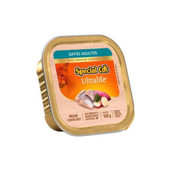 CARNE GATO SPECIAL CAT AD PATE PEIXE 100G