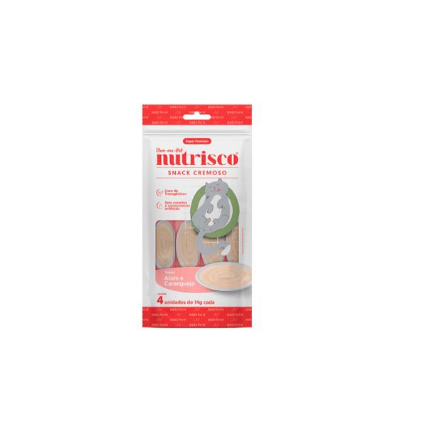 CARNE GATO NUTRISCO AD ATUM E CARANGUEJO 56G