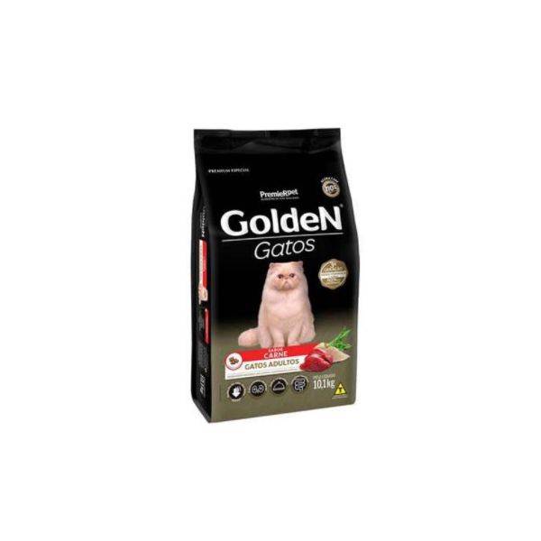RACAO GATO GOLD ADULT CARNE 10 KG 