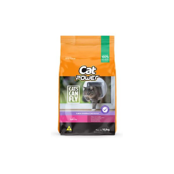 RACAO GATO CAT POWER AD SALMÃO 10 KG CAST