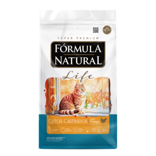 RACAO GATO FORMULA 500G LIFE CAST FRANGO