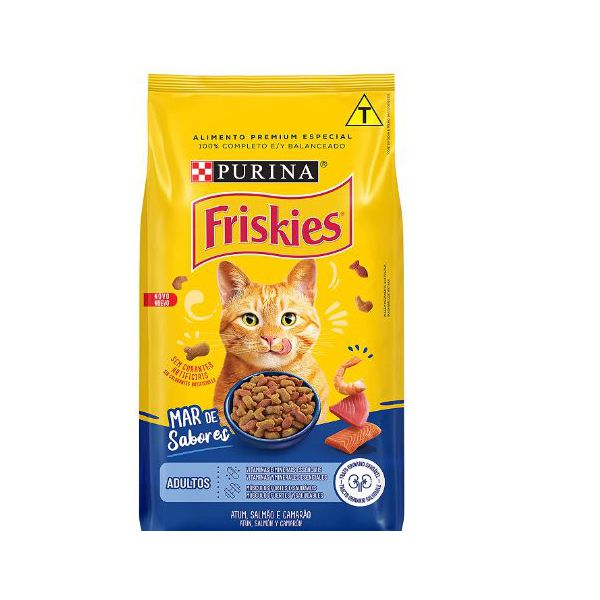 RACAO GATO FRISKIES MAR DE SABORES 3KG