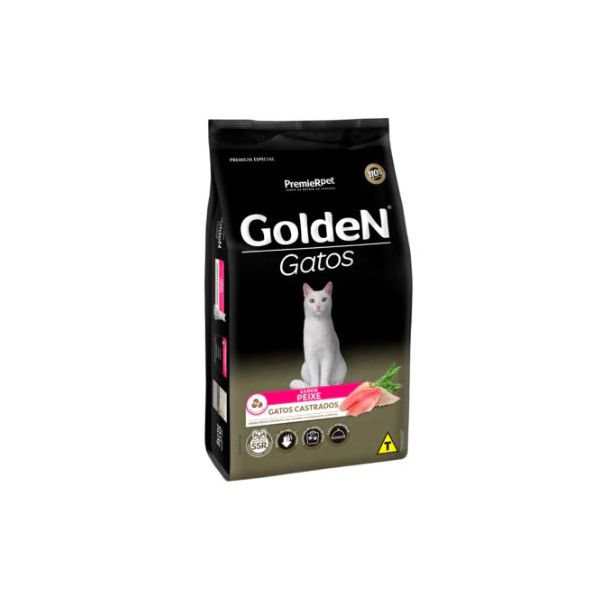RACAO GATO GOLDEN 1KG AD CAST PEIXE