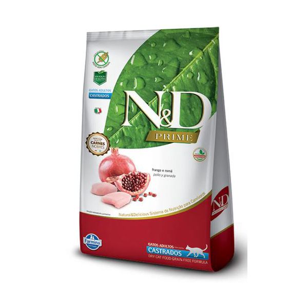 RACAO GATO N&D AD 400G PRIME FRG CAST