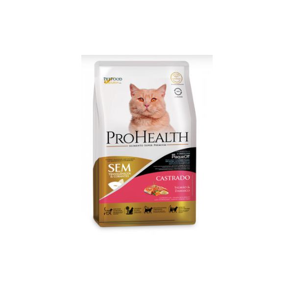 RACAO GATO PRO HEALTH 1KG AD SALMAO CAST