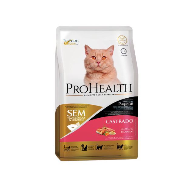 RACAO GATO PRO HEALTH 5KG AD SALMAO CAST