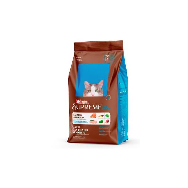 RACAO GATO QUATREE 10KG SENIOR CAST SUPREME