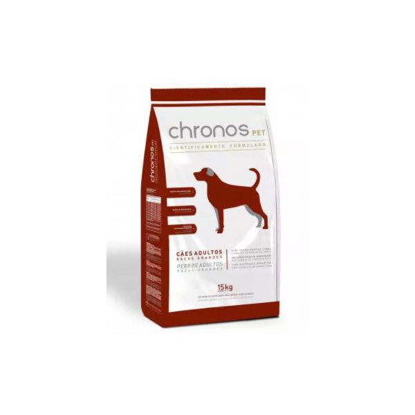 RACAO CAO CHRONOS AD RAÇA GRANDE 15 KG 