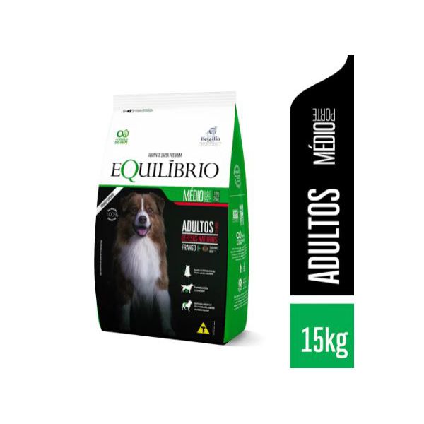 RACAO CAO EQUILIBRIO 15KG AD TODAS RAÇAS ACTIVE