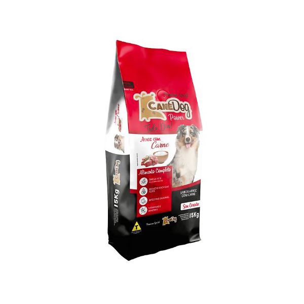 RACAO CAO CANEDOG CARNE POWER 15KG