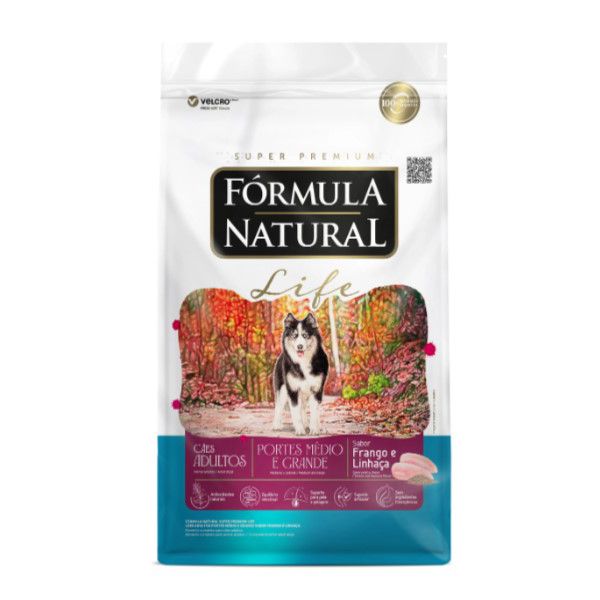 RACAO CAO FORMULA NAT 15 KG RAÇA MEDIA/GRANDE