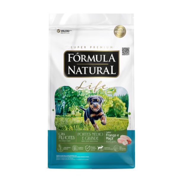 RACAO CAO FORMULA NAT 15 KG FILHOTE R. MED/GR