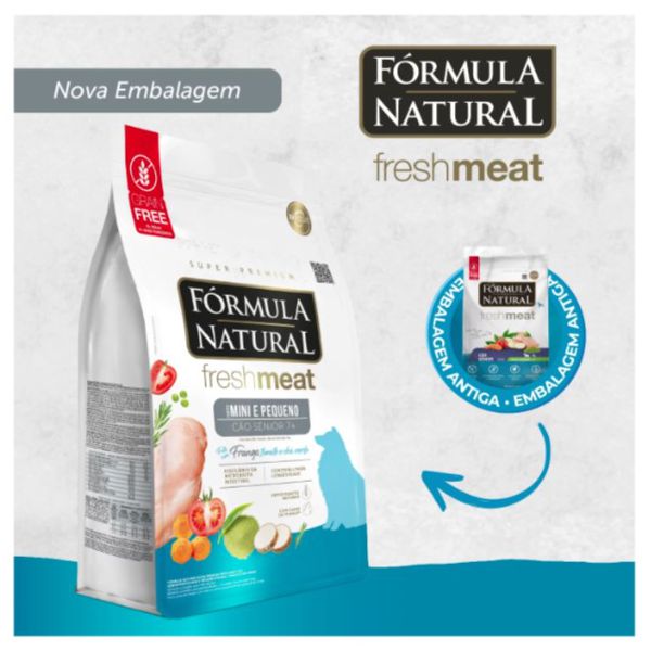 RACAO CAO FORMULA NAT 2,5 KG SENIOR MINI FRESH MEAT