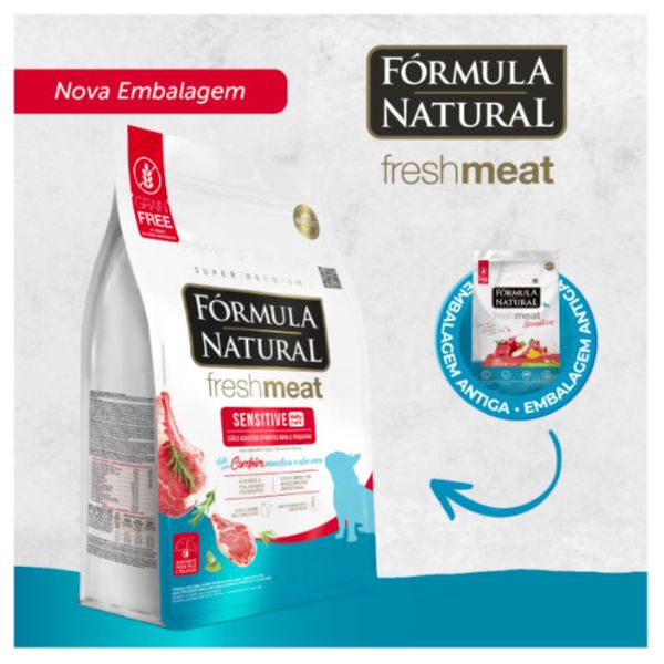 RACAO CAO FORMULA NAT 7 KG SENSITIVE MINI FRESH MEAT