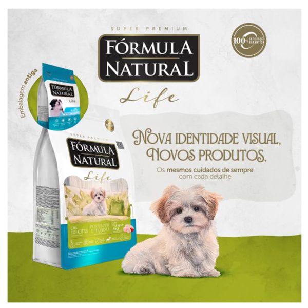 RACAO CAO FORMULA 2,5KG LIFE FILHOTE