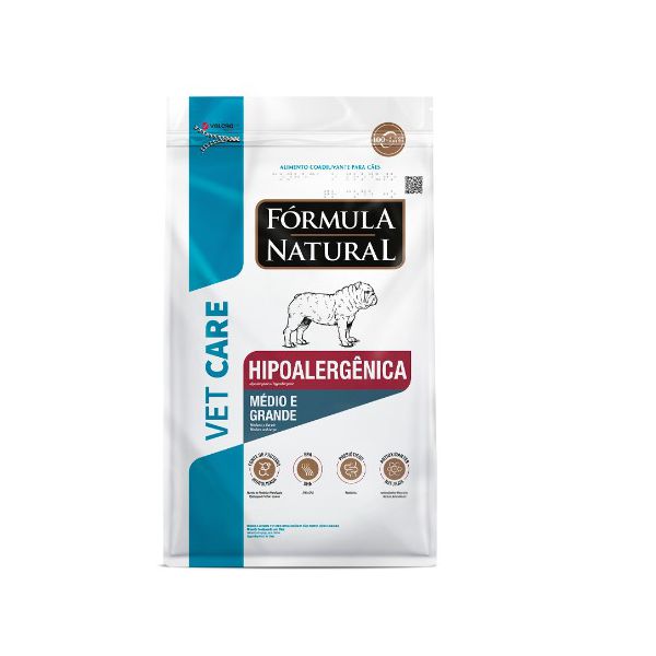 RACAO CAO FORMULA 2KG VET HIPOAL MED/GR