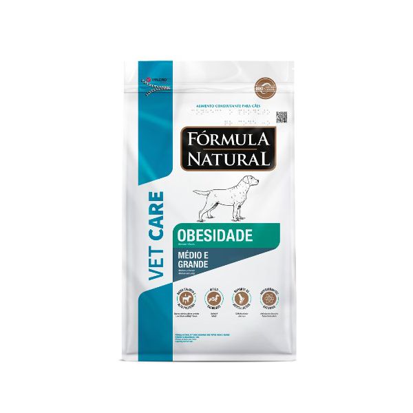 RACAO CAO FORMULA 2KG VET OBESIDADE MED/GRD