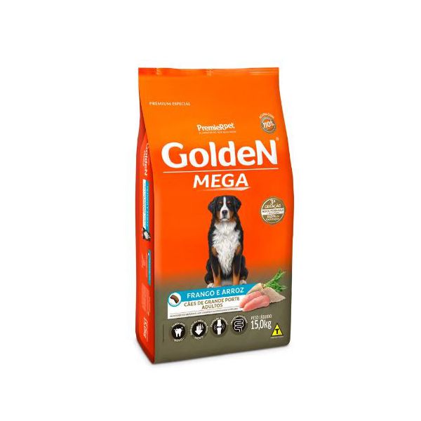 RACAO CAO GOLDEN 15KG MEGA ADULTO