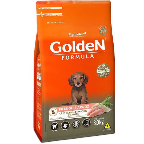 RACAO CAO GOLDEN 3KG FILHOTE FGO M BIT
