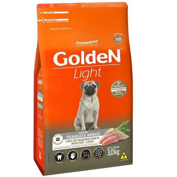 RACAO CAO GOLDEN 3KG LIGHT M BIT