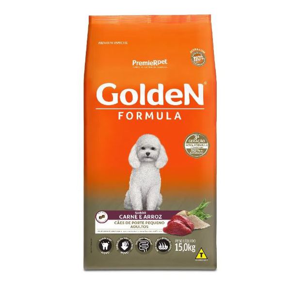 GOLDEN 15KG ADULTO CARNE MINI BIT 