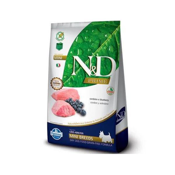 RACAO CAO N&D ADULT MINI CORD GFREE 2.5 KG PRIME